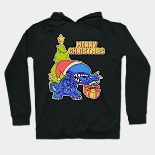 Xenomorph Aliens Christmas Knit Hoodie